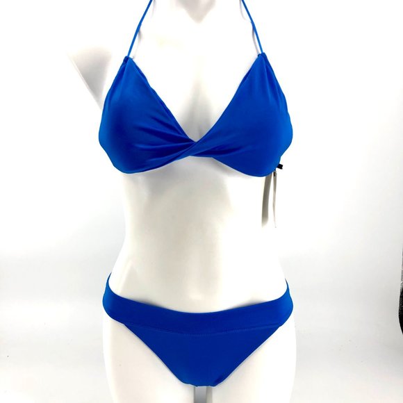 Cherina Beachwear Bikini Swimsuit set size Large Amy Sirius Blue - Picture 5 of 5
